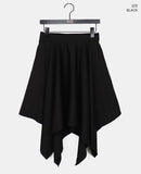 Maring Unbalanced Layered Midi Skirt