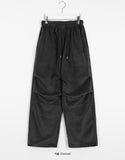 [unisex] Koika banding string parachute fleece pants