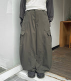 Tehit Curved Banding Cargo Wide Pants