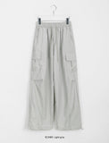 [unisex] Kir nylon banding string cargo pants