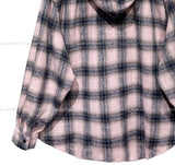 Candy hooded balloon check shirt
