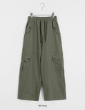 [unisex] Onnew banding wide cargo pants