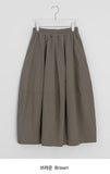 [BAONHAUS] Mitun Cut Banding Balloon Long Skirt