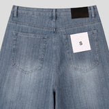 Miz Wide Stripe Denim Pants