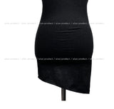 Unbalance Drape Long Sleeveless