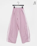 Dodi two-way track banding balloon nylon pants