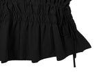 Keck Shirring Banding Short Sleeve Mini One Piece