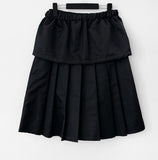 Ni'an Two-Way Pleats Midi Skirt