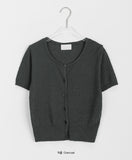 Mimina summer crop short sleeve cardigan