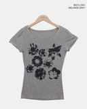 Cheritz Flower Short Sleeve T-shirt