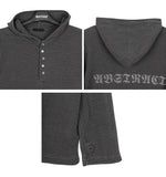 Haraine Waffle Crop Hoodie