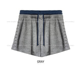 Pie Terry Studded Color Matching Shorts