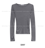 [U-BASIC] Dune Layered Tencel Long Sleeve