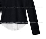 Geek off shirt layered long sleeves
