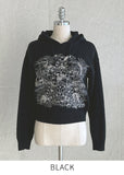 Lople Embroidered Hood Knit