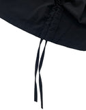 LOUD SHIRRING ZIP-UP