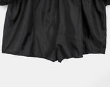 Pobo suede velvet lace tiered mini skirt