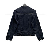Pose No Collar Non-Fade Denim Jacket