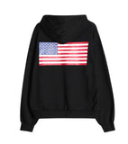 Melove World Flag Hood Zip-Up