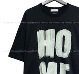 Over home lettering short sleeve t-shirt