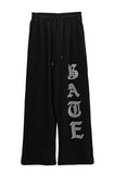Mette Lettering Wide Sweatpants