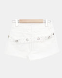 Danto Eyelet Studded Shorts