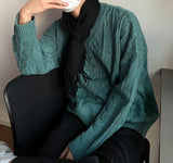 Cinnamon Cable V-neck knit
