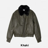 Kati Real Raccoon Fur Leather Jacket