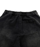 [UNISEX] SIDE BUTTON BALLOON DENIM