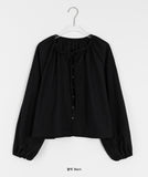 Nipu Ribbon Shirring Blouse