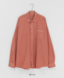[Unisex] Kobinbaen Pocket Cotton Pigment Over Shirt