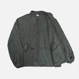 Mauve Washed Short Fishtail Bomber Jacket