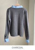 Onew Shirt Layered Round Knit