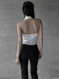 Striped bootcut pants