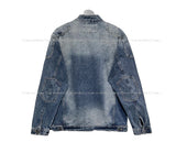 Chaser zipper denim jacket