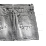 Teen Grey Brush Skirt