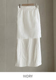 Manique A-line Long Skirt