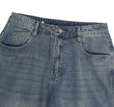Luffy cut bermuda denim pants