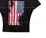 American Vintage Print Off Shoulder Short Sleeve