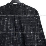 Gridin Collarless Tweed Jacket
