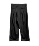 Double three-pin tuck balloon slacks