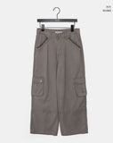 [MADE] Inkoo Color Matching Pocket Cargo Wide Long Pants