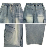 Lind Big Cargo Banding Denim Pants