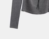 Bil Dot Square Stripe Warmer Long Sleeve T-Shirt