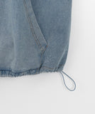 Culz Denim String Hood Over Anorak