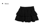 Tsuhi Corduroy Tiered Mini Skirt