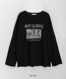 Pmin Printed Oversize Long Sleeve Tee