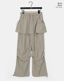 Nuka Two Way Nylon Parachute Skirt Pants