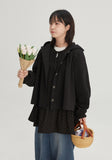 [BAONHAUS] Poche Shirring Hood Jacket