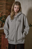 Fairy Angel Embroidered Hood Zip-Up